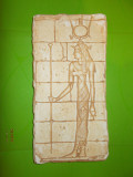 Zeita ISIS , placa din IPSOS , reproducere dupa templul din KALABSHA , Egipt