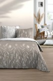 Lenjerie Pampa Pat Dublu King Size, 3 Piese, Cearsaf Pilota 260x240cm, 2 Fete De Perna 63&times;63cm, Culoare Natural, 100% Bumbac Oeko Tex
