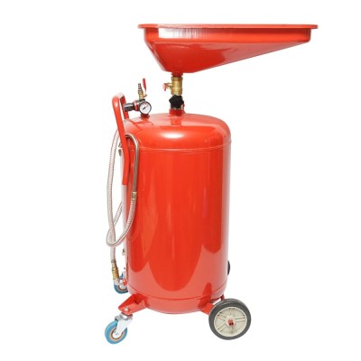 Recuperator de ulei 80L cu palnie si sistem de golire pneumatic foto