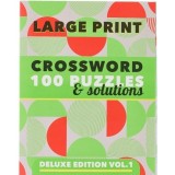 Large Print Puzzle Book - Crosswords 100 Puzzles &amp; Solutions