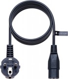 Cablu de alimentare pentru PC Keple, PVC, negru, 2 m