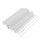 Cumpara ieftin Spire de plastic Fellowes 8 mm 100 bucati/set alb