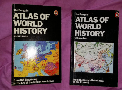 The Penguin atlas of world history 2 vol. /​ Hermann Kinder and Werner Hilgemann foto