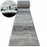 Traversa Shadow 8622 alb și negru, 120 cm, Dreptunghi, Polipropilena