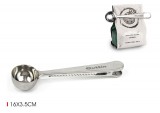 Lingurita Dozare Cafea Inox cu Clips Viejo Valle, 15.8 cm, Masura Cafea