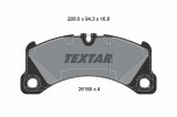 Set placute frana TEXTAR 2618501