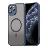 Husa iPhone 11 Pro Asteroid GSM HaloFrost II MagSafe, bleumarin
