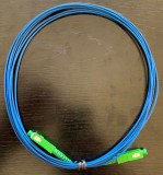 Patchcord G657A2 loosetube SM SX 1.6mm SCAPC/SCAPC Blue 3.5m (594)