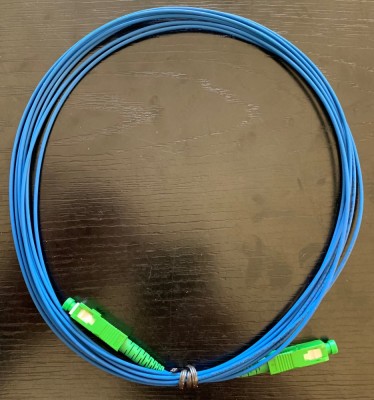 Patchcord G657A2 loosetube SM SX 1.6mm SCAPC/SCAPC Blue 3.5m (594) foto