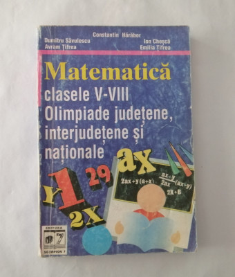 Matematica, Olimpiade judetene, interjudetene si nationale 1990-1995, C. Harabor foto