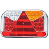 Lampa Spate LED 6 Functii FT-170-P, 12-36V, Omologare E9, Cablu 1m, Universala: Tractor, Camion, Iluminare Numar, Dreapta