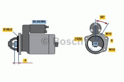 Starter OPEL VIVARO platou / sasiu (E7) (2006 - 2014) BOSCH 0 986 020 141 foto