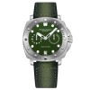 Ceas barbatesc automat PAGANI DESIGN PD-1767, cadran verde, 41mm, safir sintetic, curea nylon verde