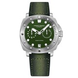 Ceas barbatesc automat PAGANI DESIGN PD-1767, cadran verde, 41mm, safir sintetic, curea nylon verde