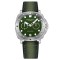 Ceas barbatesc automat PAGANI DESIGN PD-1767, cadran verde, 41mm, safir sintetic, curea nylon verde