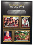 AFRICA CENTRALA 2013 - Picturi, Jan van Eyck /set complet - colita+bloc MNH, Nestampilat