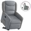 VidaXL Fotoliu rabatabil cu ridicare, gri deschis, material textil 3303194
