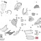 Carena laterala stanga spate originala Peugeot Vivacity 3 L &acirc;&euro;&ldquo; Vivacity 3 L Sportline 2T - Vivacity 3L 4T 50cc (neagra)