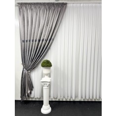 Draperie Bolt, gri inchis