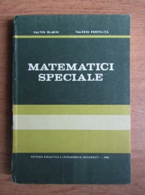 Valter Olariu - Matematici speciale foto