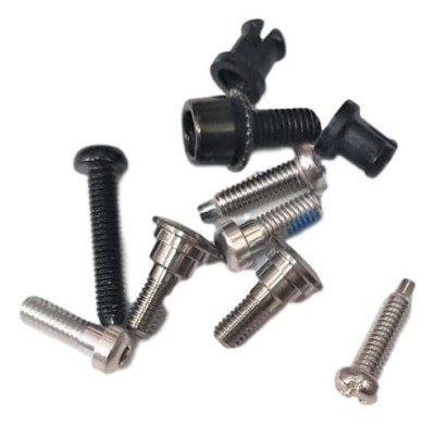 07 X9 Rd Composite Cage Screw/Bolt Kit - Silver-Black Ultimate FactoryBikes foto