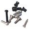 07 X9 Rd Composite Cage Screw/Bolt Kit - Silver-Black Ultimate FactoryBikes