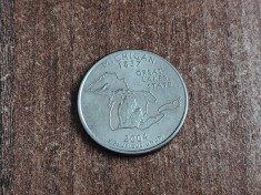 M3 C50 - Quarter dollar - sfert dolar - 2004 - Michigan - P - America USA
