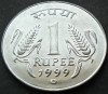 Moneda 1 RUPIE - INDIA, anul 1999 *cod 2031 = UNC din FASIC, Asia