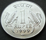Cumpara ieftin Moneda 1 RUPIE - INDIA, anul 1999 *cod 2031 = UNC din FASIC, Asia
