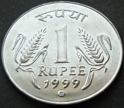 Moneda 1 RUPIE - INDIA, anul 1999 *cod 2031 = UNC din FASIC foto