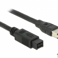 Cablu FireWire 9 pini la 6 pini 1m, Delock 82595