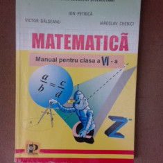 Matematica, manual pentru clasa a VI-a - Ion Petrica