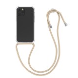 Husa pentru iPhone 12 / iPhone 12 Pro, Silicon, Transparent, 52730.21, Textil, Carcasa, Kwmobile