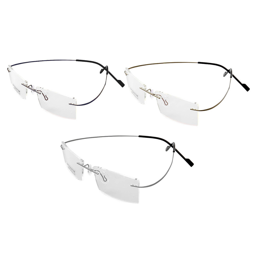trap heaven Resistant Rama de ochelari fara balamale, flexibila, din titan, Rotunda | Okazii.ro