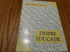 DESPRE EDUCATIE - Onisifor Ghibu - Editura Marin Preda, 1995, 78 p. foto