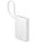 Baterie Externa Baseus PicoGo, 10000mAh, 45W, QC + PD, 1 x USB-A - 2 x USB-C, Alba P10076803213-00