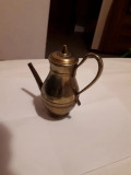 CY - Ceainic dimensiuni mici / metal neferos bronzuit / frumos decor / H = 14 cm, Ornamentale