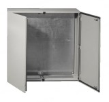 Tablou 1200x1200x400mm electric metalic industrial cu contrapanou galvanizat IP55 1000V 630A vopsit electrostatic cu 2 usi, Omu System