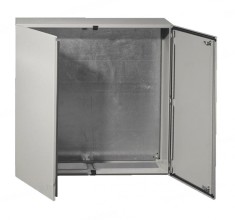Tablou 1000x1000x200mm electric metalic industrial cu contrapanou galvanizat IP55 1000V 630A vopsit electrostatic cu 2 usi