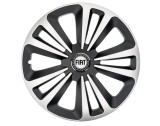 Cumpara ieftin Set 4 Capace Roti Terra Gri-Negru R16, pentru gama auto Fiat, Autohelix MSA