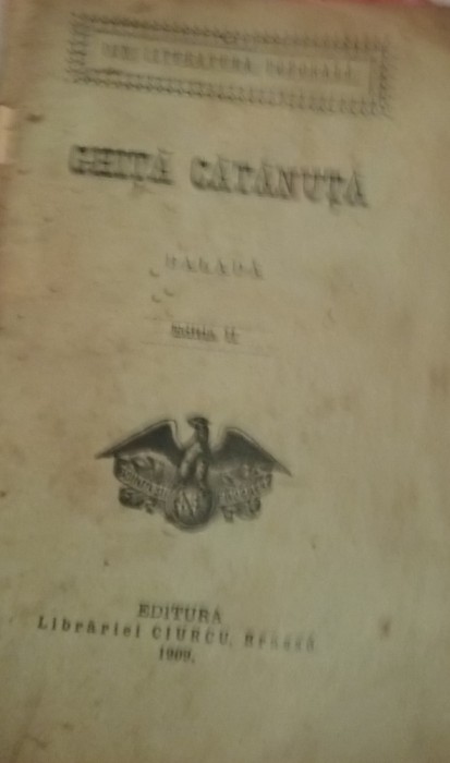 GHITA CATANUTA BALADA 1909