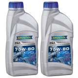 Cumpara ieftin Pachet 2 litri Ulei transmisie manuala Ravenol Getriebeol PSA 75W80