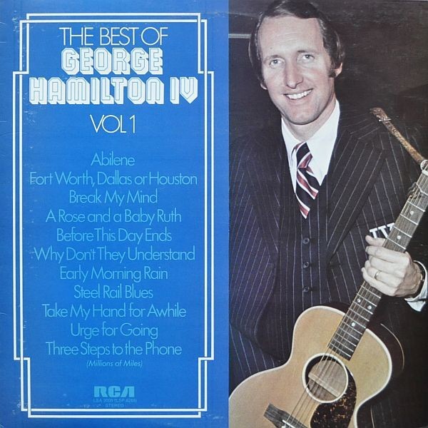 Disc vinil, LP. THE BEST OF GEORGE HAMILTON IV VOL 1-George Hamilton IV-265714