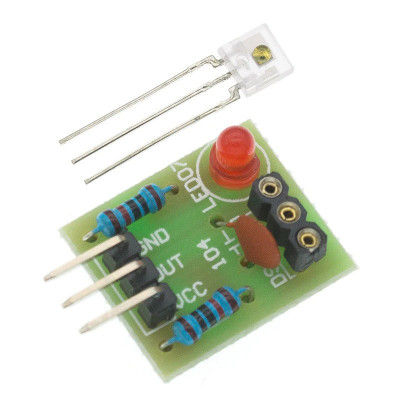 Laser receiver sensor module DS18B20 tube high low level Arduino (d.7244T) foto