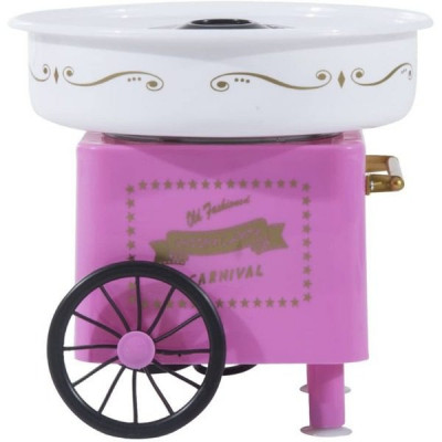 Aparat de facut vata de zahar pe bat, Cotton Candy Maker 500W, Roz foto