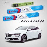 Cumpara ieftin Ștergătoare Renault Talisman Grandtour Break 2016-prezent | Set Față și Spate Flat Premium &ndash; TeamCar&reg;