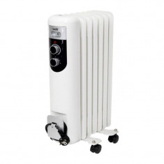 Radiator electric cu ulei 7 elementi, 1500w, tremostat, 3 trepte putere, protectie supraincalzire MultiMark GlobalProd