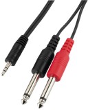Cablu 3.5st-2x6.3mo t-t 2m
