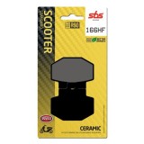SBS - plăcuțe de fr&acirc;nă 166HF [772HF] - Scooter (ceramice)