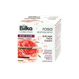 Crema fata anti-imbatranire Bilka Rosa Damascena 40 ml, cu protectie UV si ulei de trandafir